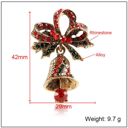 Creative holiday brooch bell brooch - Broochs- Brooch - Broochs -
