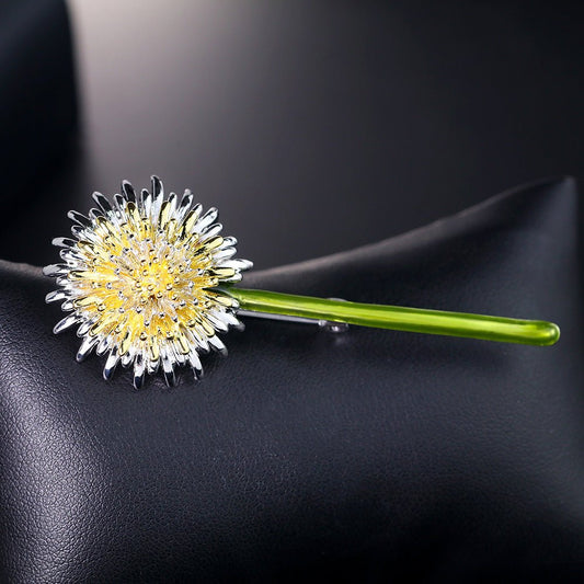Delicate dandelion brooch - Broochs- Brooch - Broochs -