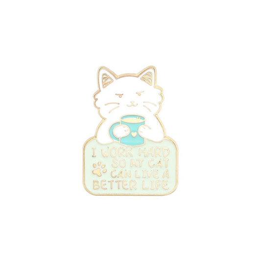 Fashion Small cat Brooch Jewelry - Broochs- Brooch - Broochs -