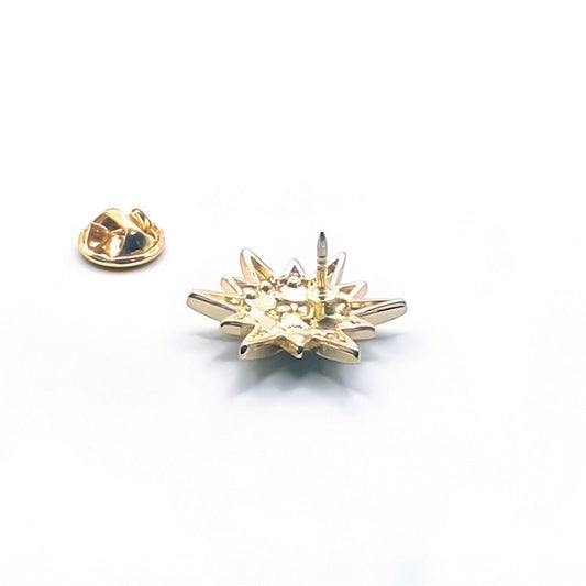 Men's Diamond Six-pointed Star Badge Badge Exquisite Brooch Boutonniere - Broochs- Brooch - Broochs -