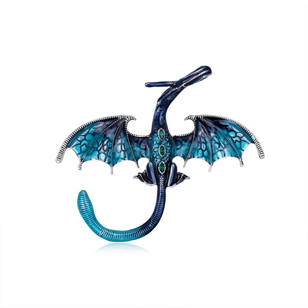 Personalized Cartoon Dragon Brooch All-Match Alloy Brooch - Broochs- Brooch - Broochs -