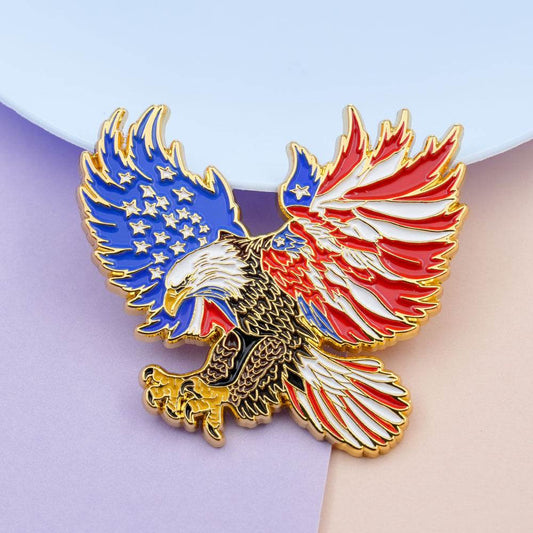 Vintage American eagle brooch