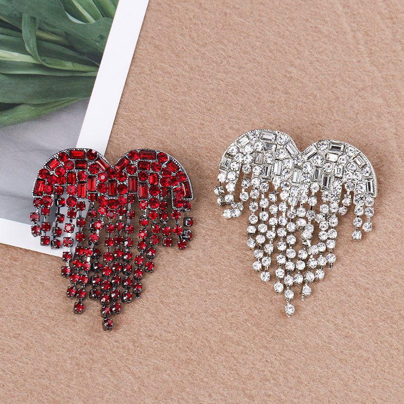 Amashi The Same Love Tassel Brooch With Anti-glare Neckline Pin - Broochs- Brooch - Broochs -