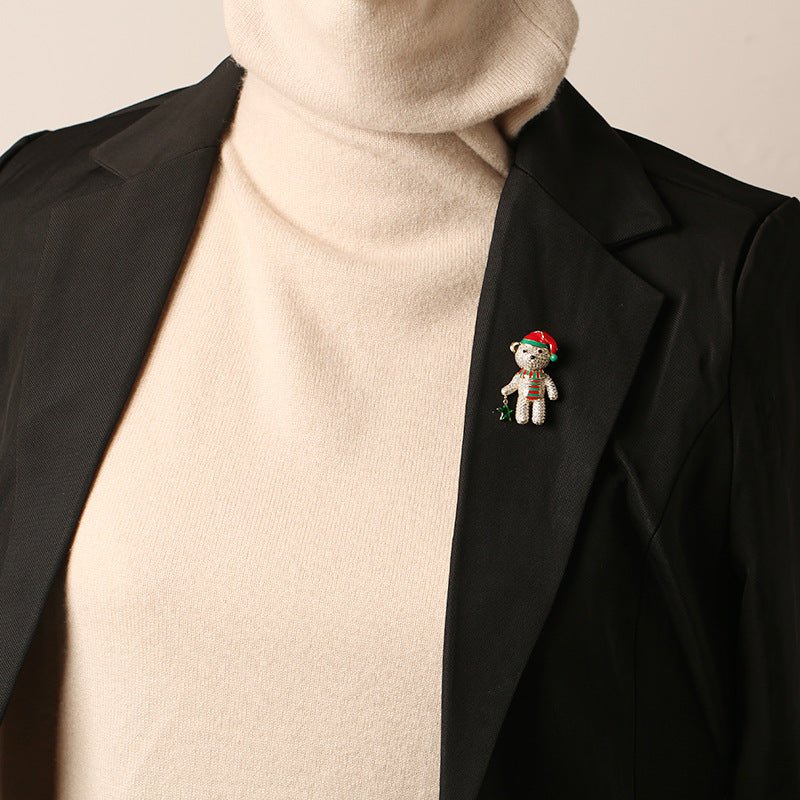 Bear brooch - Broochs- Brooch - Broochs -