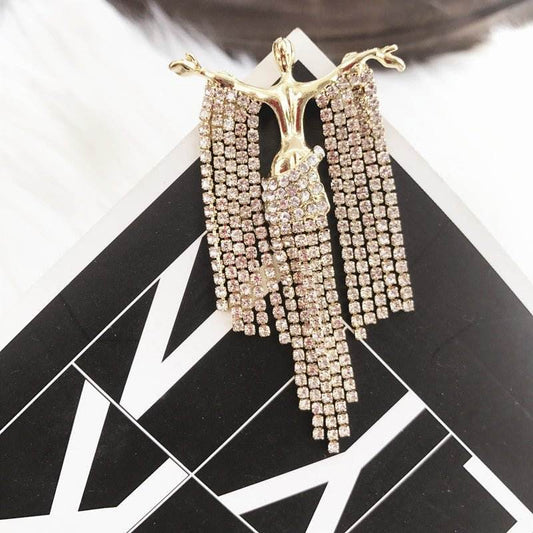 Brooch Personality Temperament Brooch Silk Scarf Buckle Fixed Clothes Anti-glare Neckline Decoration - Broochs- Brooch - Broochs -