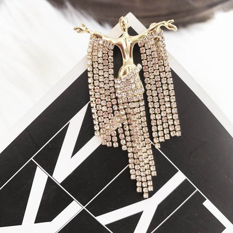 Brooch Personality Temperament Brooch Silk Scarf Buckle Fixed Clothes Anti-glare Neckline Decoration - Broochs- Brooch - Broochs -
