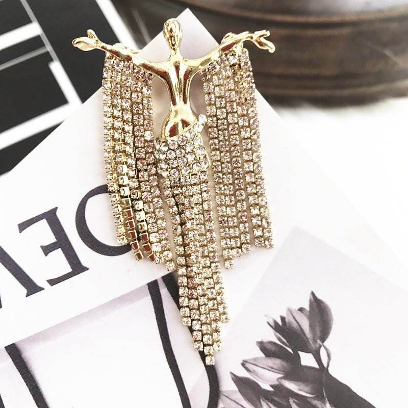 Brooch Personality Temperament Brooch Silk Scarf Buckle Fixed Clothes Anti-glare Neckline Decoration - Broochs- Brooch - Broochs -
