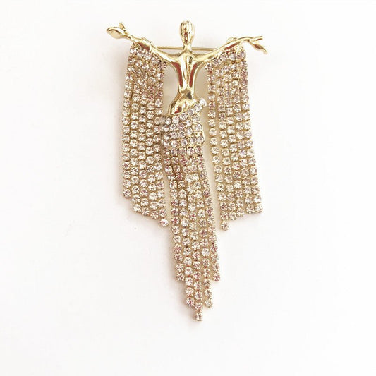 Brooch Personality Temperament Brooch Silk Scarf Buckle Fixed Clothes Anti-glare Neckline Decoration - Broochs- Brooch - Broochs -