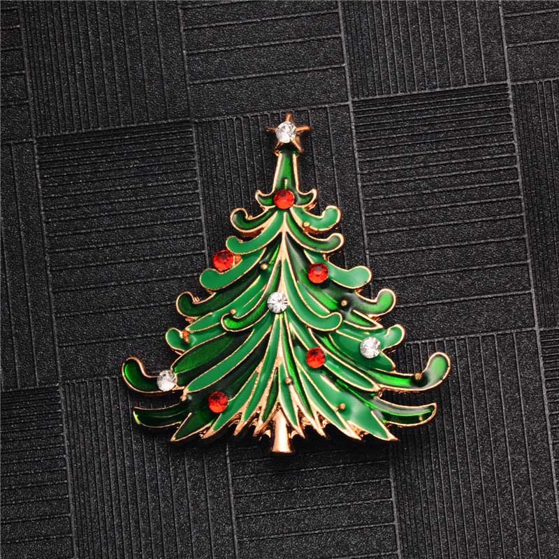 Brooch with Brooch Pin on Christmas Day - Broochs- Brooch - Broochs -