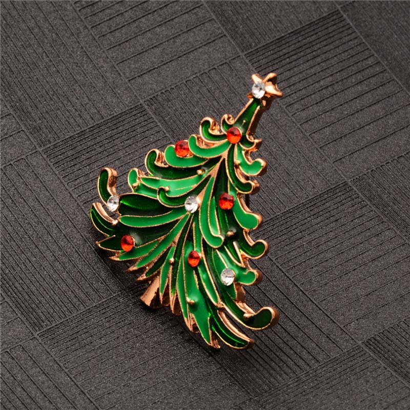 Brooch with Brooch Pin on Christmas Day - Broochs- Brooch - Broochs -