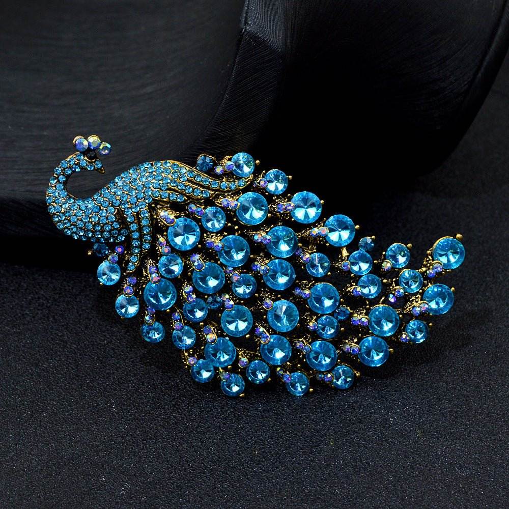 Colorful Peacock Women's Metal Brooch - Broochs- Brooch - Broochs -