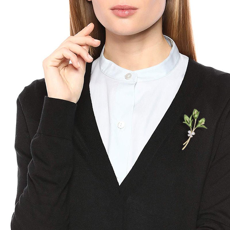 Contracted stereo flower brooch - Broochs- Brooch - Broochs -