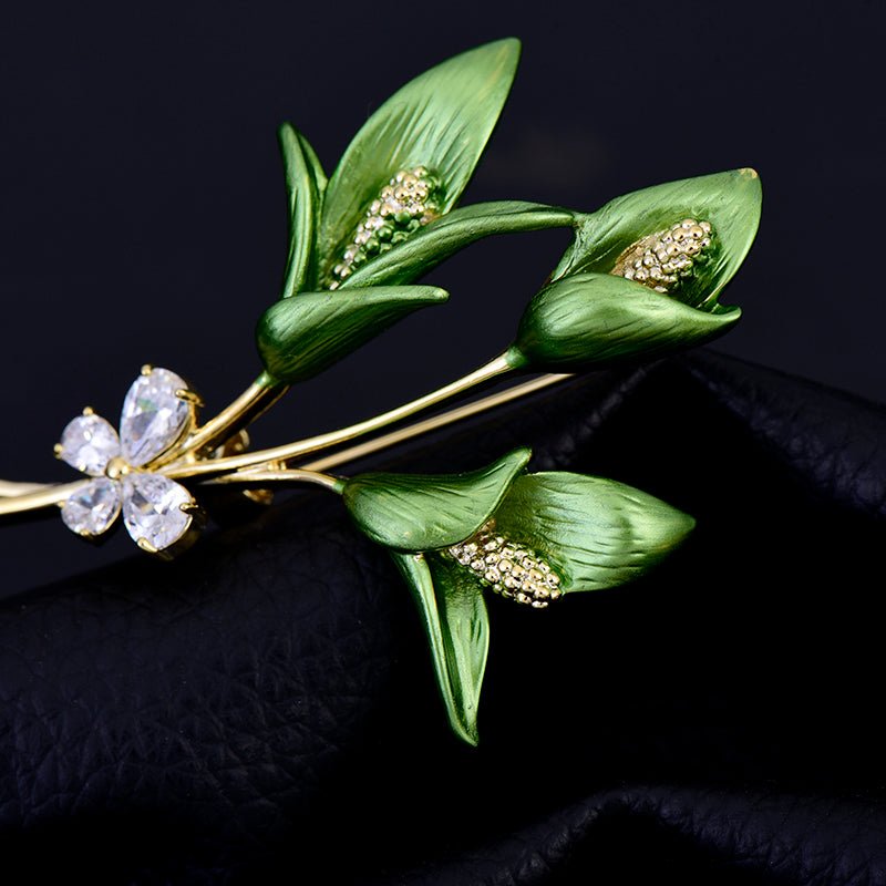 Contracted stereo flower brooch - Broochs- Brooch - Broochs -
