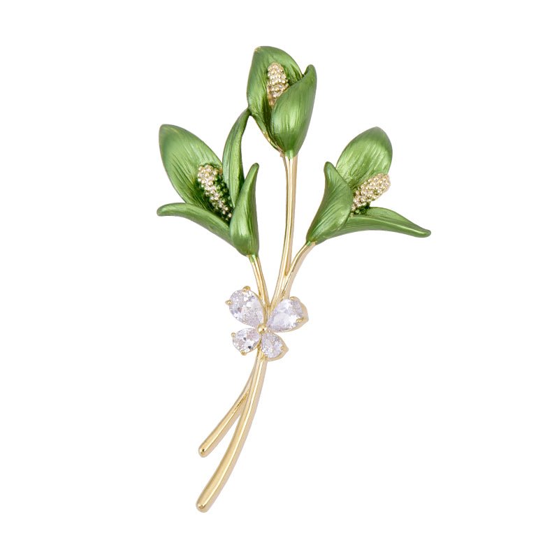 Contracted stereo flower brooch - Broochs- Brooch - Broochs -
