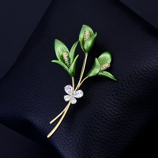 Contracted stereo flower brooch - Broochs- Brooch - Broochs -