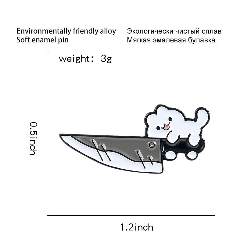 Creative Cartoon Cute Animal Alloy Brooch - Broochs- Brooch - Broochs -