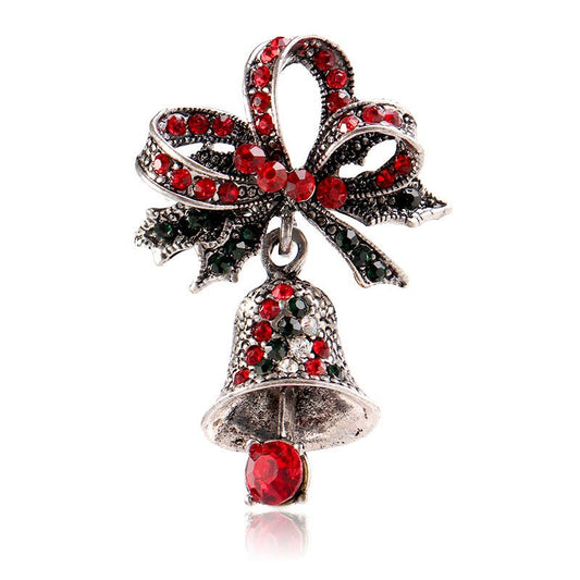 holiday brooch bell brooch
