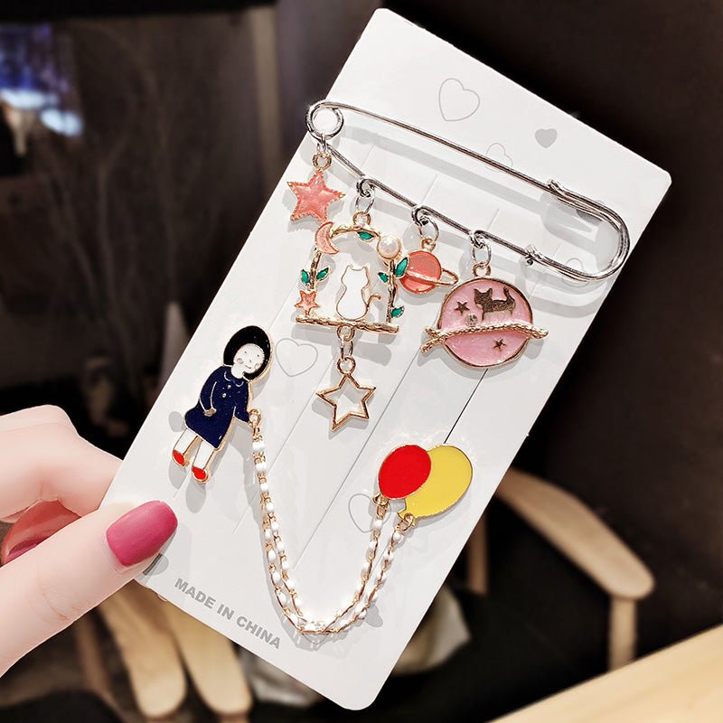 Cute japanese brooch - Broochs- Brooch - Broochs -