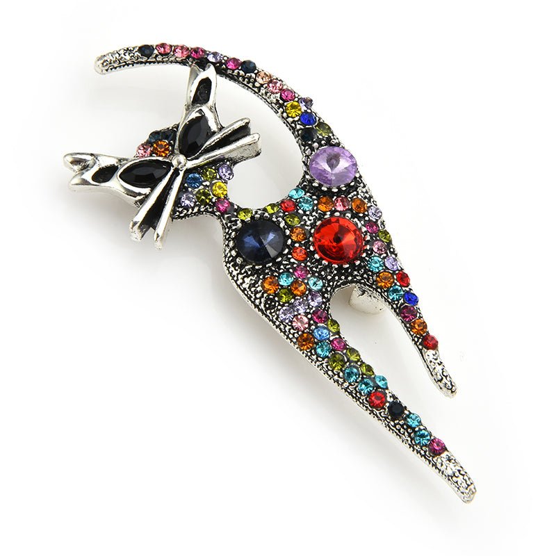 Cute kitty cat animal brooch - Broochs- Brooch - Broochs -