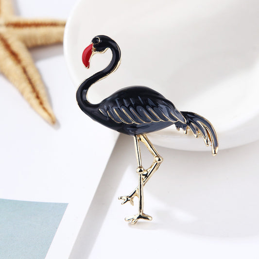 Cute cartoon animal brooch