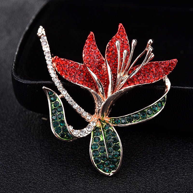 Daffodil Full Diamond Brooch, High-end Brooch, Clothing Accessories, Corsage - Broochs- Brooch - Broochs -