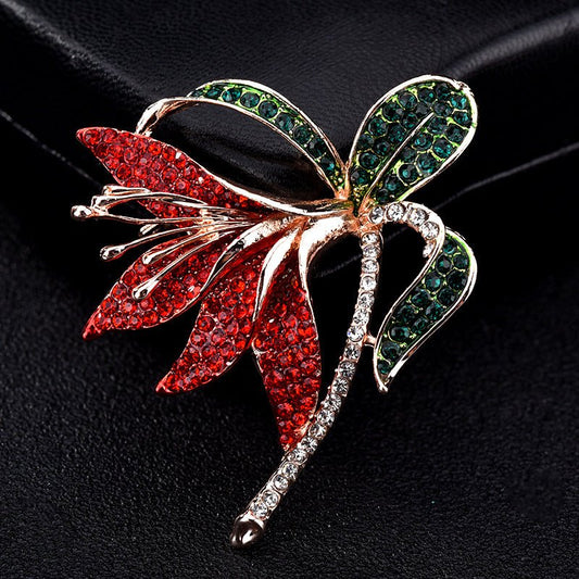 Daffodil Full Diamond Brooch, High-end Brooch, Clothing Accessories, Corsage - Broochs- Brooch - Broochs -