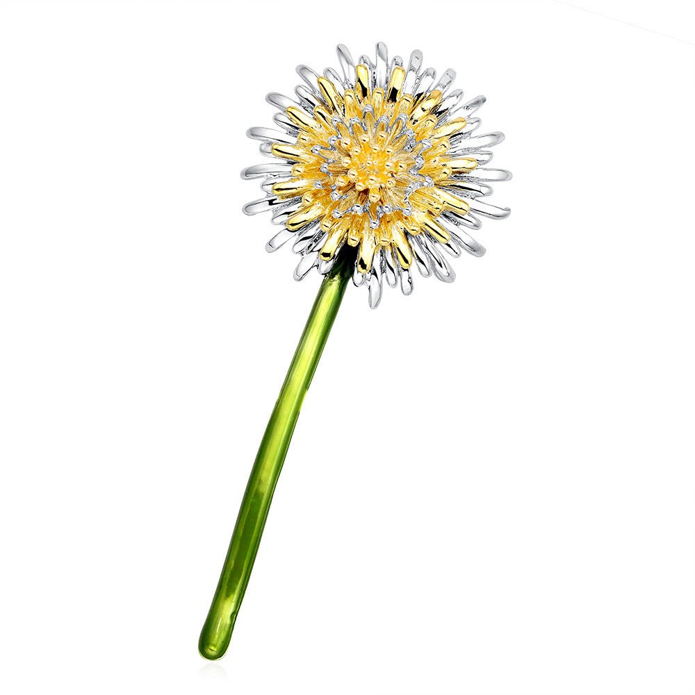 Delicate dandelion brooch - Broochs- Brooch - Broochs -