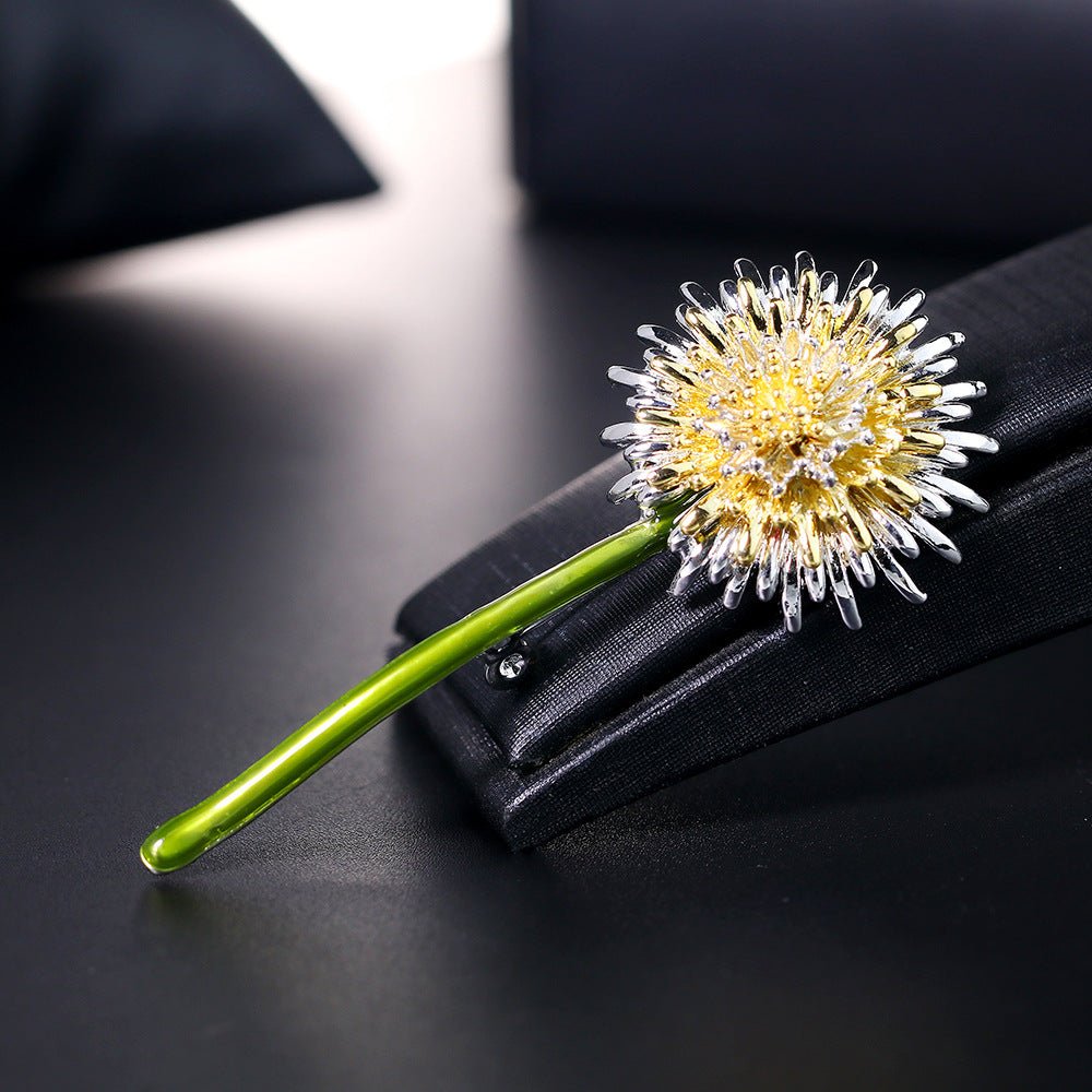 Delicate dandelion brooch - Broochs- Brooch - Broochs -