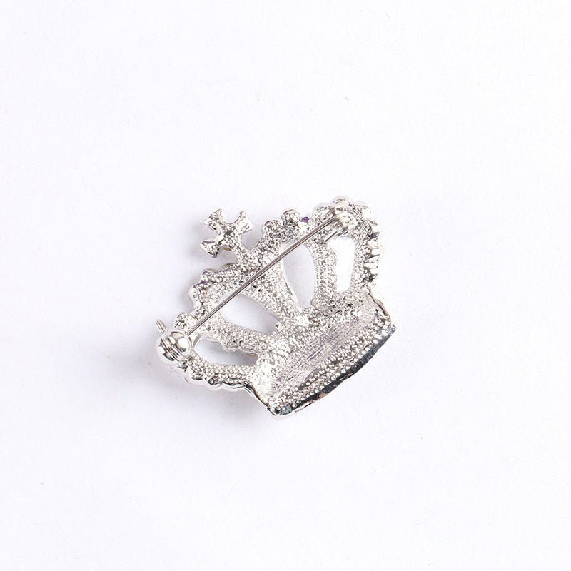 Diamond Crown Brooch - Broochs- 0 - Broochs -