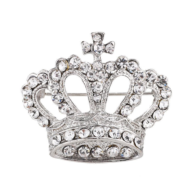 Diamond Crown Brooch - Broochs- 0 - Broochs -