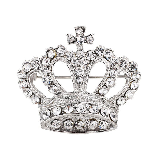 Diamond Crown Brooch - Broochs- 0 - Broochs -