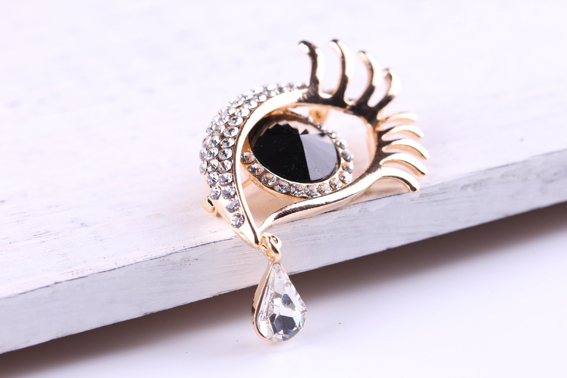 Diamond-encrusted brooch - Broochs- Brooch - Broochs -