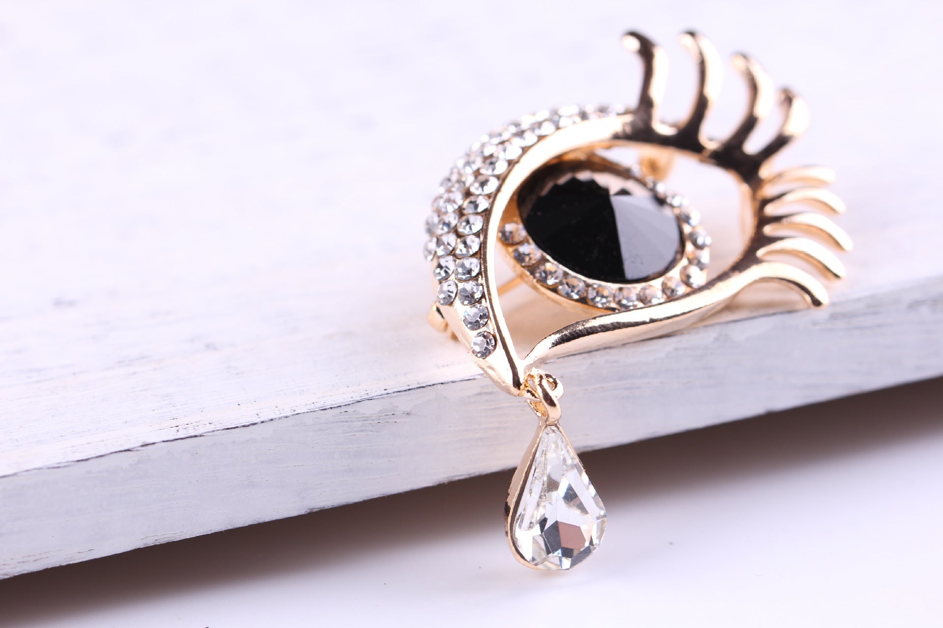 Diamond-encrusted brooch - Broochs- Brooch - Broochs -