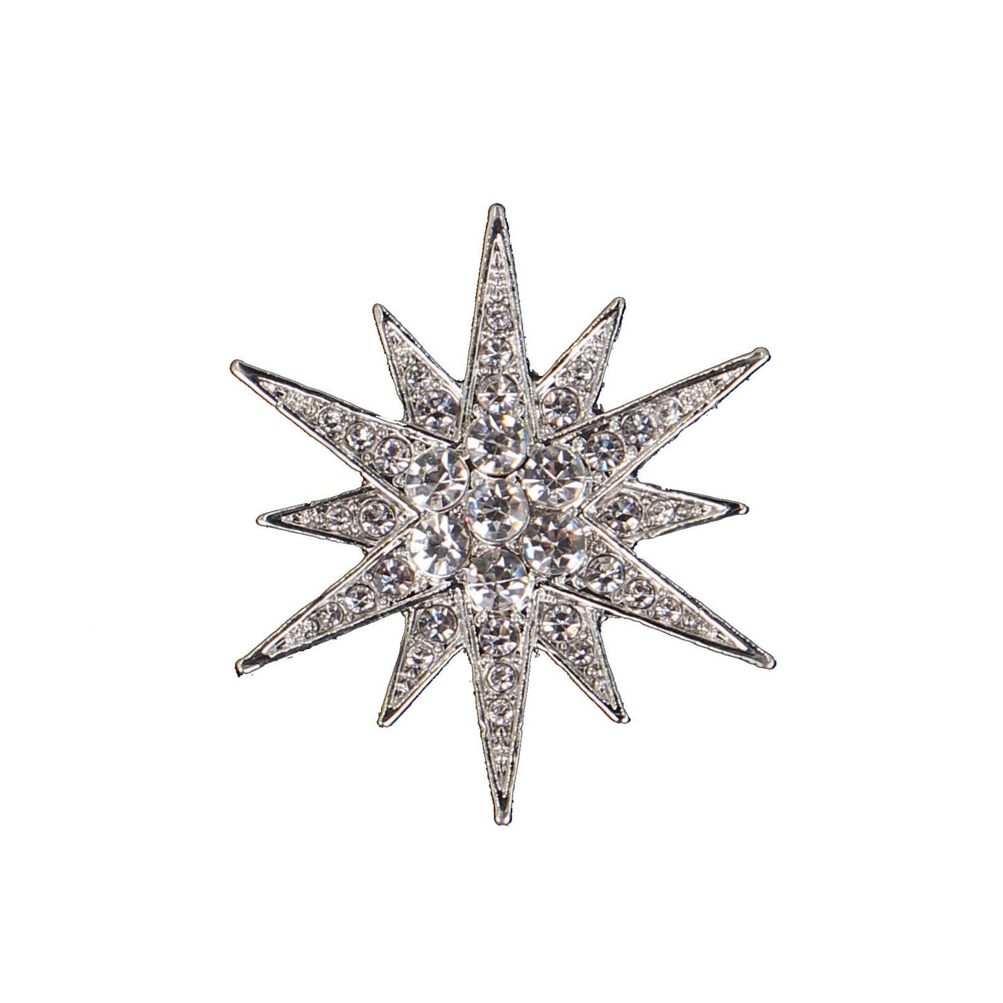 Diamond Fashion Cufflink Brooch Accessories - Broochs- Brooch - Broochs -