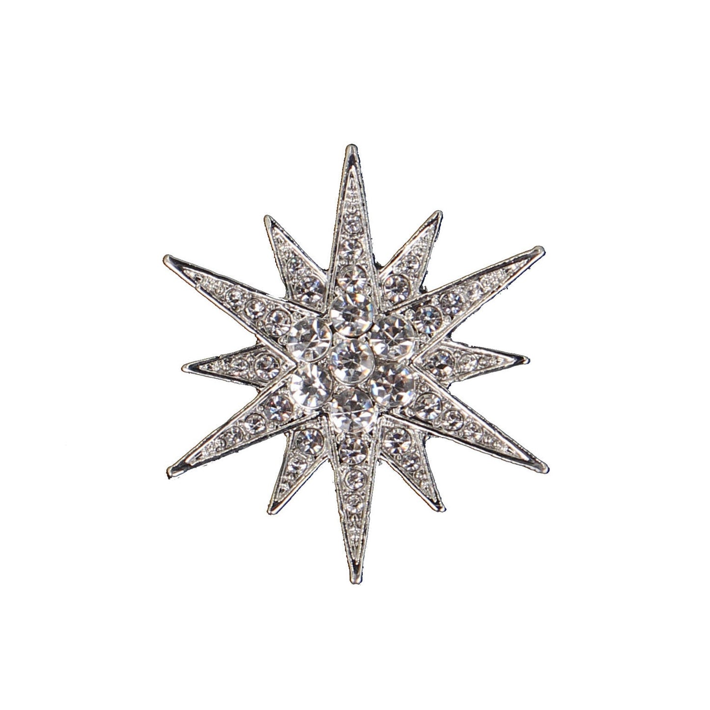 Diamond Fashion Cufflink Brooch Accessories - Broochs- Brooch - Broochs -