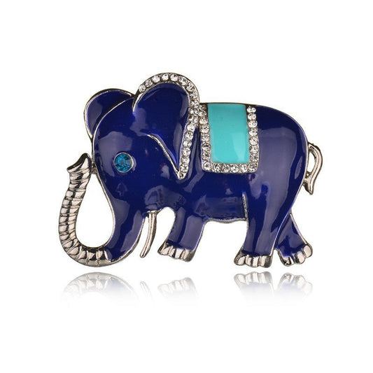 Elephant Christmas brooch - Broochs- Brooch - Broochs -