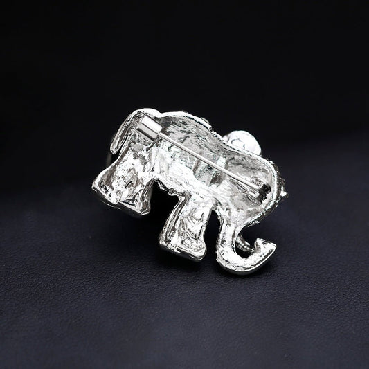 Elephant Rhinestone Brooch - Broochs- Brooch - Broochs -