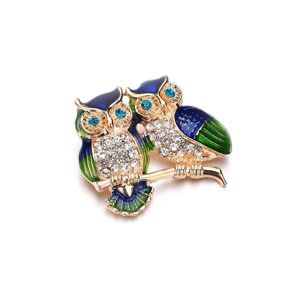 Fashion owl brooch - Broochs- Brooch - Broochs -