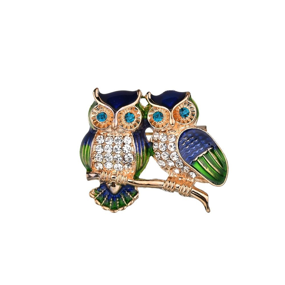 Fashion owl brooch - Broochs- Brooch - Broochs -