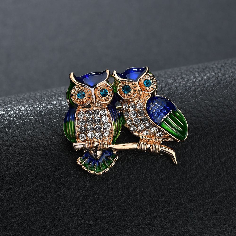 Fashion owl brooch - Broochs- Brooch - Broochs -