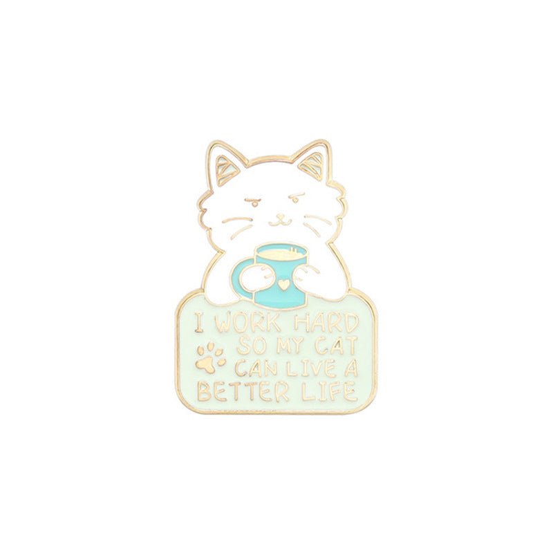 Fashion Small cat Brooch Jewelry - Broochs- Brooch - Broochs -