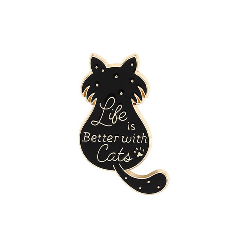 Fashion Small cat Brooch Jewelry - Broochs- Brooch - Broochs -