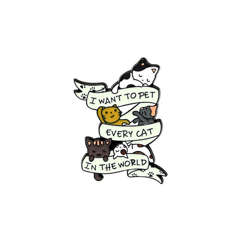 Fashion Small cat Brooch Jewelry - Broochs- Brooch - Broochs -