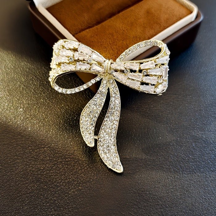 Flower Brooch Women Crystal Diamond Brooch Clothing Accessories - Broochs- Brooch - Broochs -