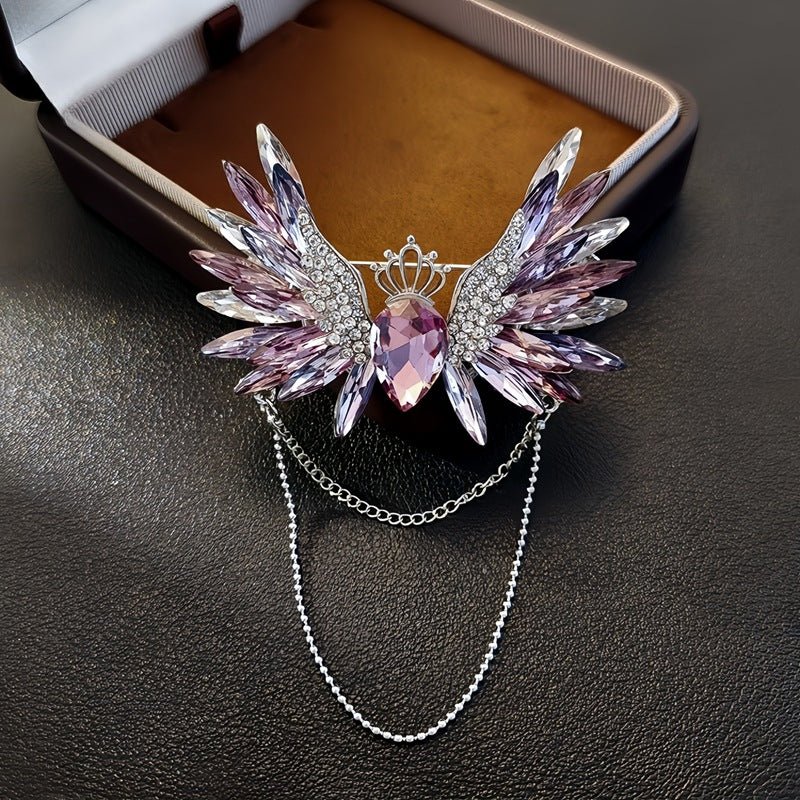 Flower Brooch Women Crystal Diamond Brooch Clothing Accessories - Broochs- Brooch - Broochs -