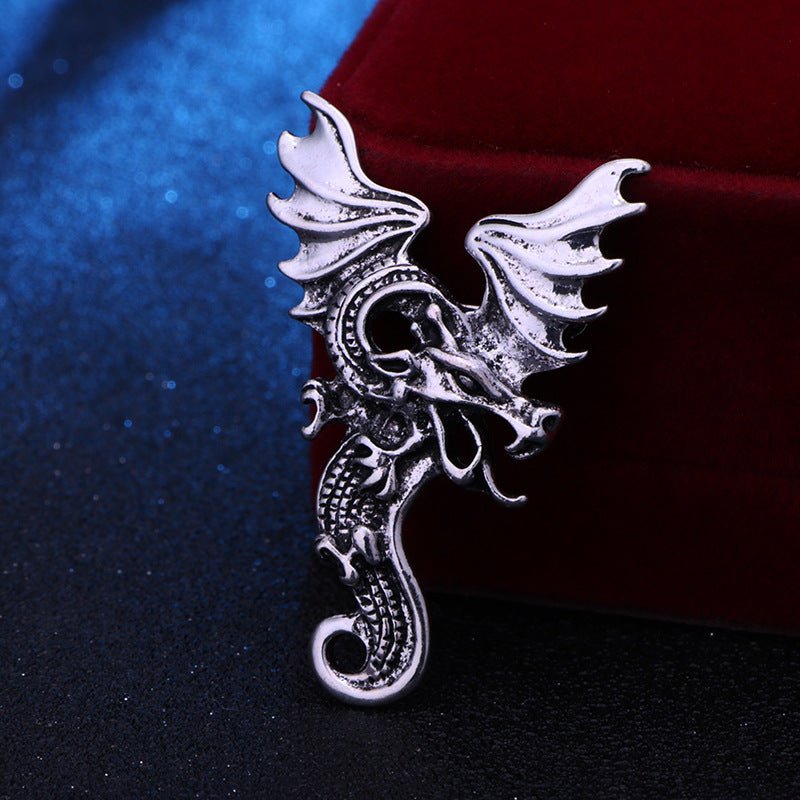 Flying Dragon Wing Dinosaur Brooch - Broochs- Brooch - Broochs -