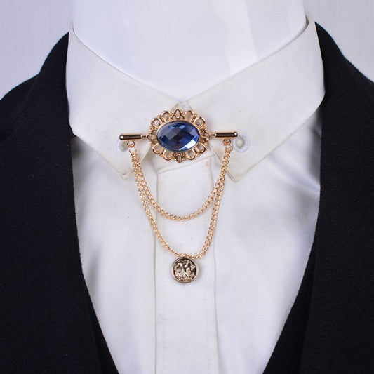 Fringed shirt collar brooch - Broochs- Brooch - Broochs -