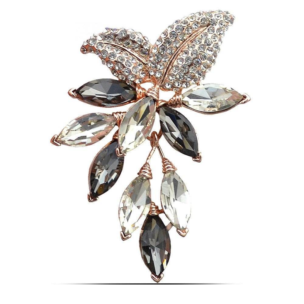 Full diamond Austrian crystal brooch - Broochs- Brooch - Broochs -