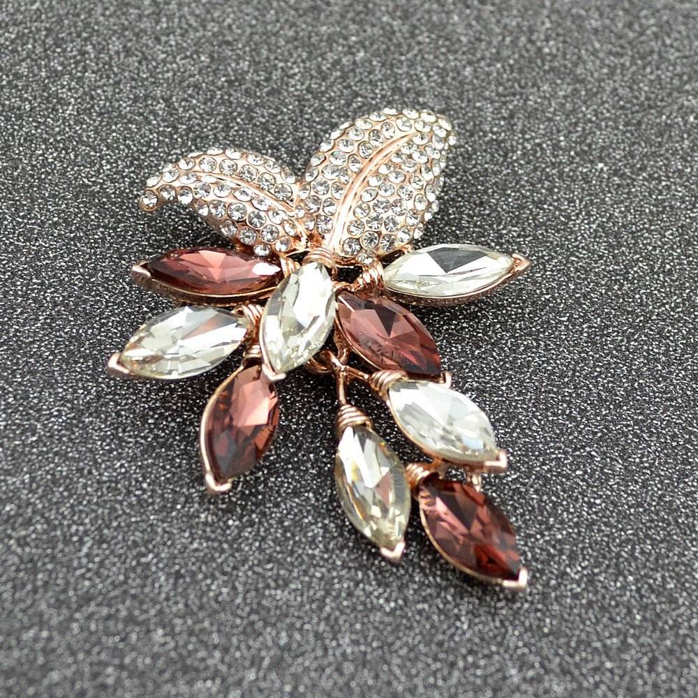 Full diamond Austrian crystal brooch - Broochs- Brooch - Broochs -