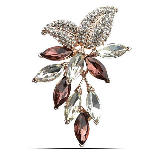Full diamond Austrian crystal brooch - Broochs- Brooch - Broochs -